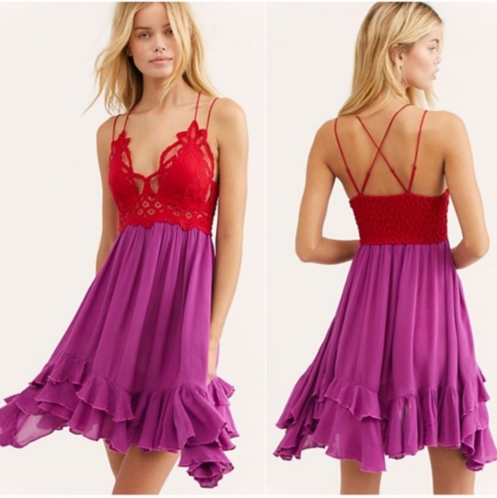 Free People Adella Slip Dress Small